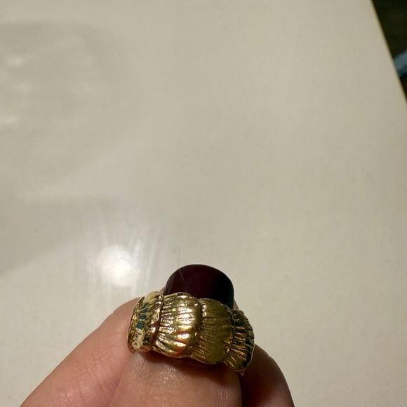 Sezane gold plated seashell ring - Picture 2 of 3